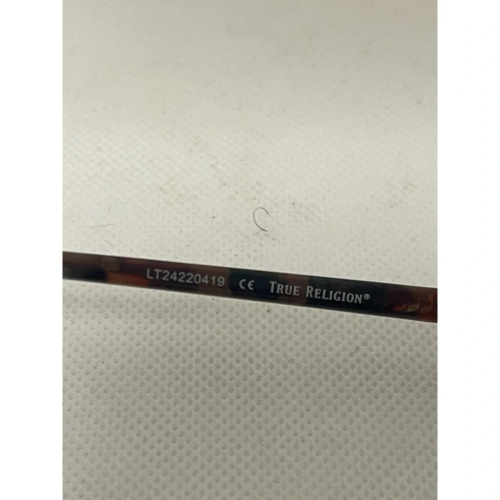 TRUE RELIGION EYEGLASSES FRAME T023 BLK BLACK BURGUNDY MARBLE 54/18/140 202‎